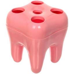 Подставка для зубных щеток розовая SY-125