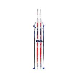 Лыжный комплект Sable (лыжи+палки+крепл.75 мм) Step длина 140