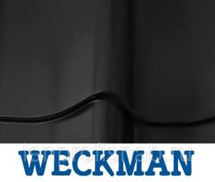 Металлочерепица Weckman Тип-4, Полиэстер 0.48 мм, RR 33 (черный)