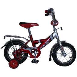 Велосипед двухколес,детский Байкал  серо-красный
