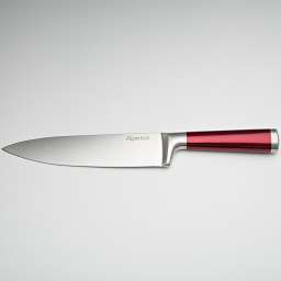 Нож 20,3см большой поварской Alpenkok AK-2080/A “Burgundy” с красной ручкой