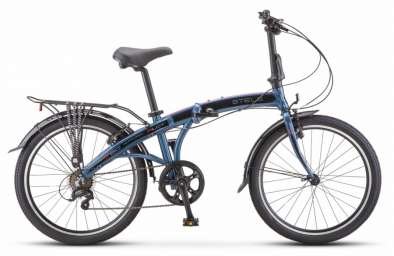 Городской велосипед STELS Pilot 760 24 V010 темно-синий 14.5” рама (2019)