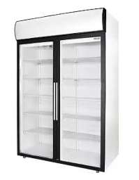 Холодильный шкаф-витрина Polair DV114-S, двухдверный, 1400 литров