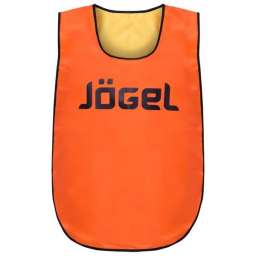 Манишка двухсторонняя Jogel JBIB-2001 взрослая, желтый/оранжевый
