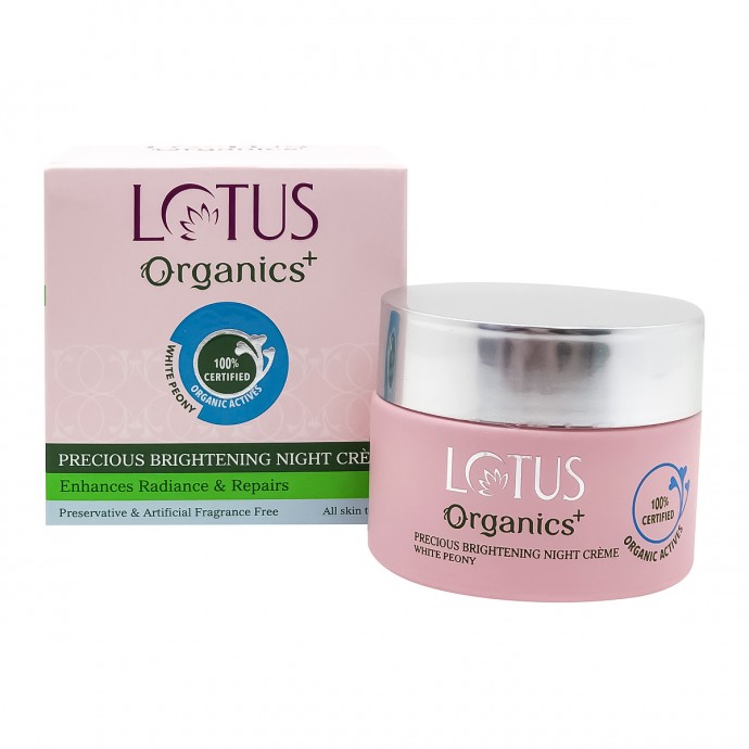 Ночной крем осветляющий Пресиос (whitening cream) Lotus Organics + | Лотус органикс+