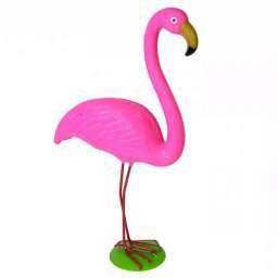 Фигура фламинго 50 см 205-4 пластик железо