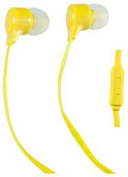 Наушники Perfeo Handy с микрофоном желтые