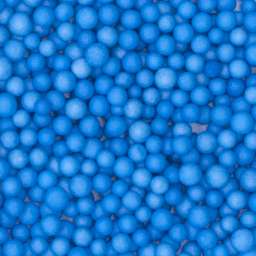 Мелкие Пенопластовые шарики для слаймов (упак. 8x11 см, Синие)