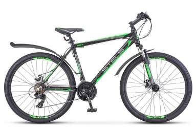 Горный велосипед (26 дюймов) Stels - Navigator 620
MD 26” V010 (2018) Р-р = 14; Цвет: Черный / Зелен