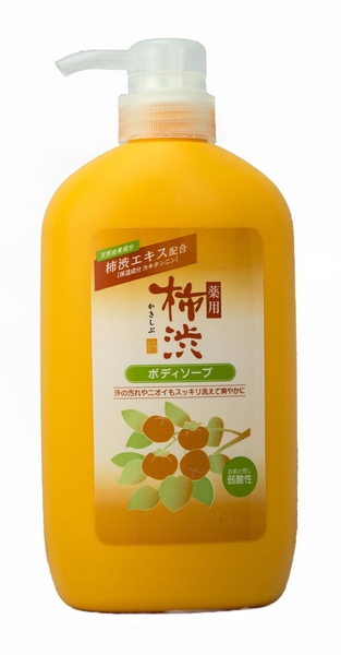Жидкое мыло для тела антибактериальное KAKiSHIBU (хурма и гиалуроновая кислота) 600мл