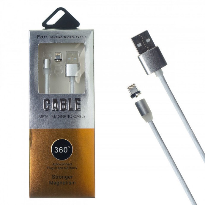 Универсальный магнитный USB-кабель X-Cable 360