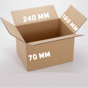 Циркон Картонная коробка 240х180х70мм, Т-23