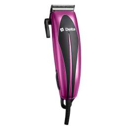 Машинка для стрижки волос DELTA DL-4015 темно-розовая (Р)