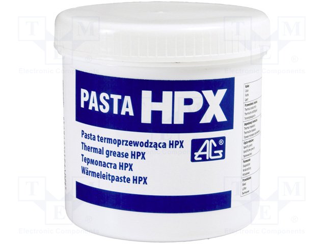 Теплопроводящая паста; на базе силикона; 1000г; PASTA HPX
