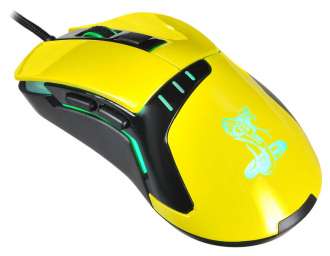 Мышь Oklick 865G Snake Gaming Optical Mouse Black-Yellow USB