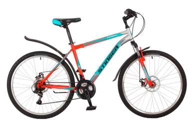 Горный велосипед (26 дюймов) Stinger - Caiman D 26”
(2017) Р-р = 16; Цвет: Оранжевый (26SHD.CAIMD.16