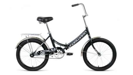 Городской велосипед Arsenal 20 1.0 черный/серый 14” рама (2020)
