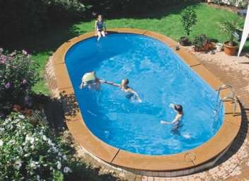Вкладыш для бассейна овальной формы 4,9x3х1,5 m  Sunnypool