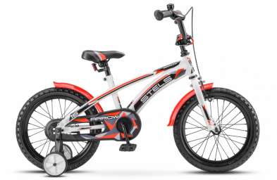 Детский велосипед STELS Arrow 16 V020 белый/красный 9,5” рама (2019)