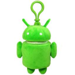 Плюшевый брелок “Android” зеленый