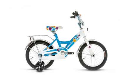 Детский велосипед ALTAIR City girl 14 белый/синий