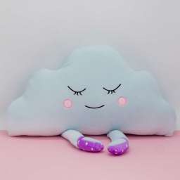 Мягкая игрушка подушка “Cute cloud”, light-blue, 50 см