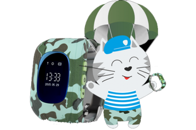 Часы Smart Baby Watch Q50 милитари