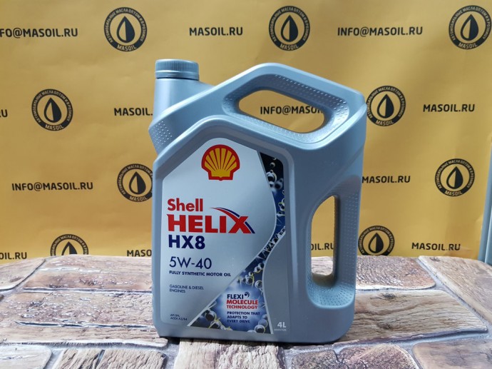 Моторное масло Shell HX 8 RUS 5W40 4л.
