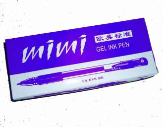Гелевая ручка Mimi 0,5мм синяя 1⁄12