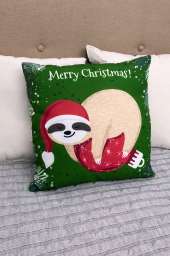 Подушка декоративная Новогодний ленивец