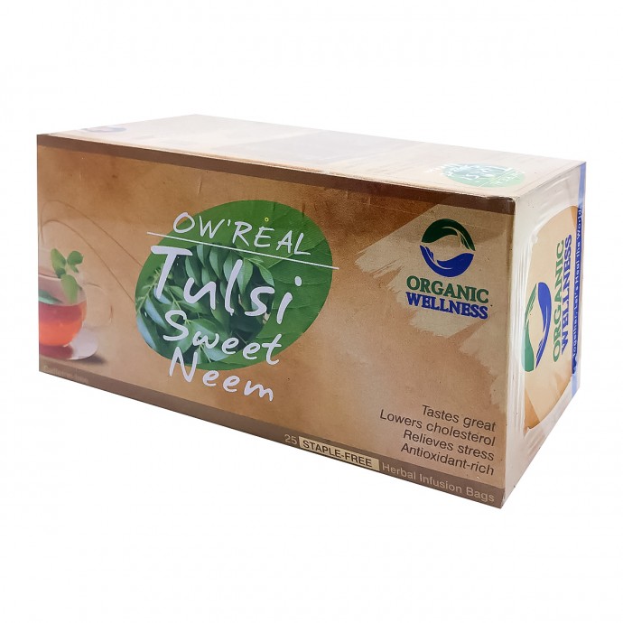 Зеленый чай с тулси и сладким нимом (green tea with tulasi and neem) Organic Wellness | Органик Вэлн