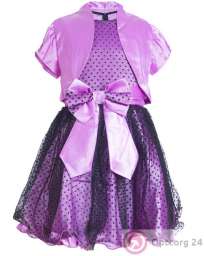 Детское платье Золушка фиолетового цвета