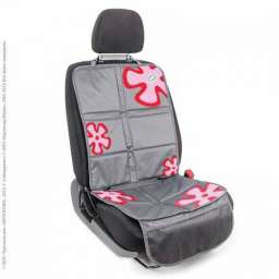 Защитная накидка Смешарики под детское кресло, на спинку и сиденье серый/красный