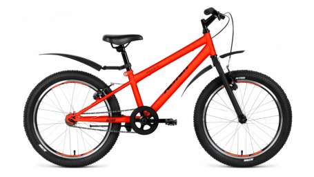 Подростковый горный (MTB) велосипед ALTAIR MTB HT 20 1.0 оранжевый матовый 10.5” рама
