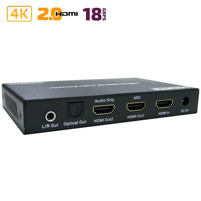 Конвертер HDMI в 2x HDMI + S/PDIF + Audio 3.5mm / Dr.HD CA 146 HHS