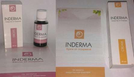 Купить Inderma - комплекс от псориаза - крем+капли (Индерма) оптом от 10 шт