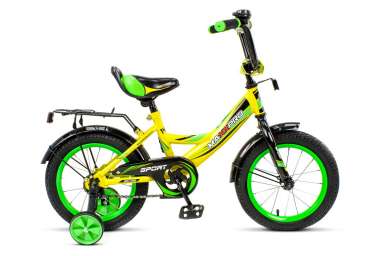 Детский велосипед MaxxPro - Sport 14 (2018) Цвет: Желтый
/ Черный / Зеленый (Z14208(18))