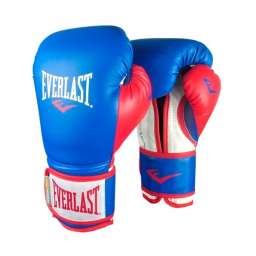 Перчатки боксерские Everlast Powerlock P00000727 14 унций синий/красный