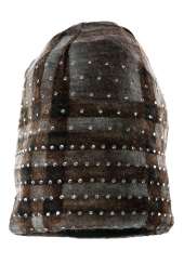 Шапка женская осенне-весенняя 65PF01-01 (Серо-коричневый)