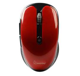 Мышь Smartbuy 502 Red беспроводная беззвучная