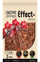 Cубстрат для орхидей ЭффектПлюс отборная галтованная кора BioLine 13-19 мм 2 литра Effect+