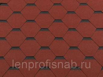 Кровля RoofShield Стандарт “Классик” цвет красный с оттенением (упак. 3 м.кв)