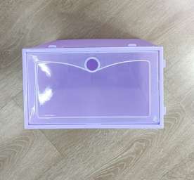 Коробка для хранения 31,5х21,5х13см. фиолетовая