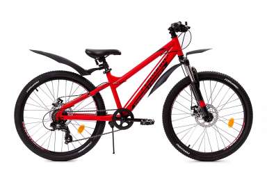 Подростковый горный велосипед (24 дюйма)
Forward - Titan 24 2.0 Disc (2019) Р-р = 13; Цвет: Красный