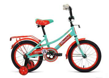 Детский велосипед FORWARD Azure 20 10,5” рама зеленый/красный (2020)