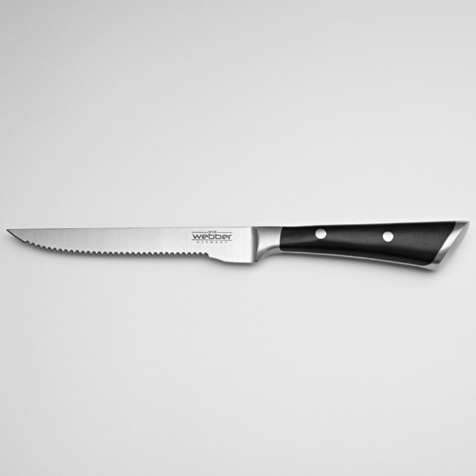 Нож 11,4см для стейка Webber ВЕ-2221G “Титан”