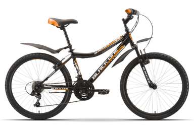 Подростковый горный велосипед (24 дюйма)
Black One - Ice (2016) Р-р = 13; Цвет: Черный / Оранжевый