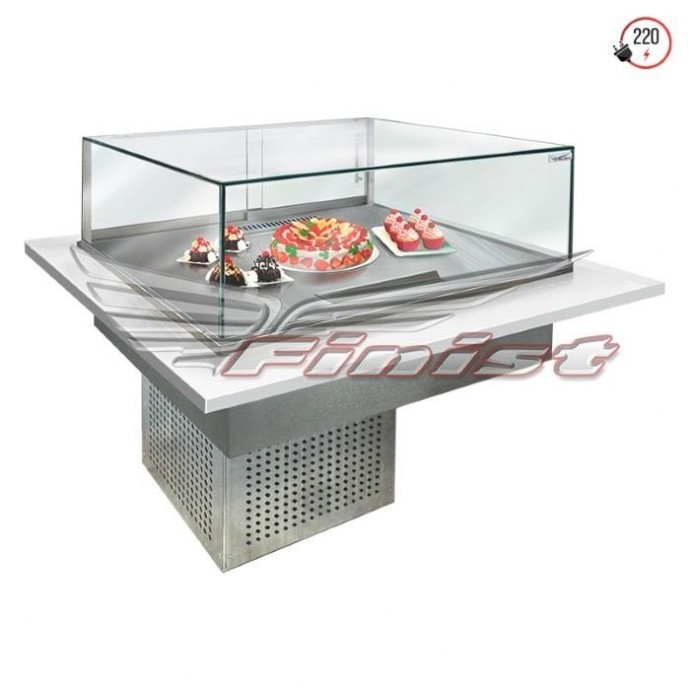 Холодильная витрина Finist Glassier G812-8⁄500, встраиваемая, 1500 мм, +8…+12 С