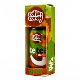 Жидкость для электронных сигарет COTTON CANDY ICE TEA Личи (0мг), 120мл