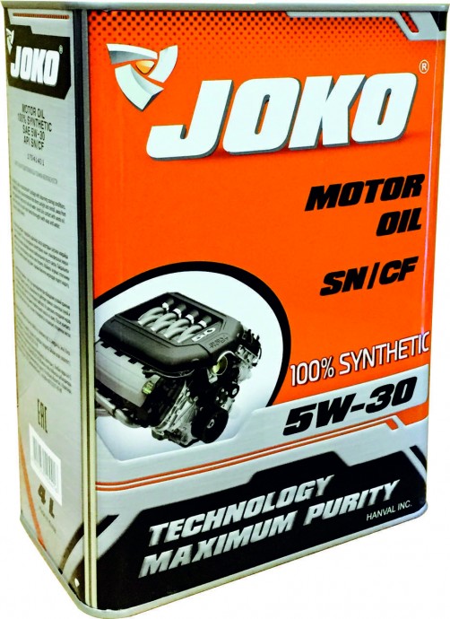 Моторное масло  JOKO 100% Synthetic SN/CF 5w-30 4л 08880-80845